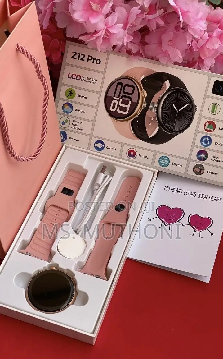 Love You Smart Watch Valentines / Birthday Gift for Her 
