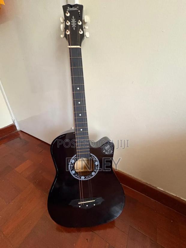 Acoustic Guitar and Guitar Bag - main view