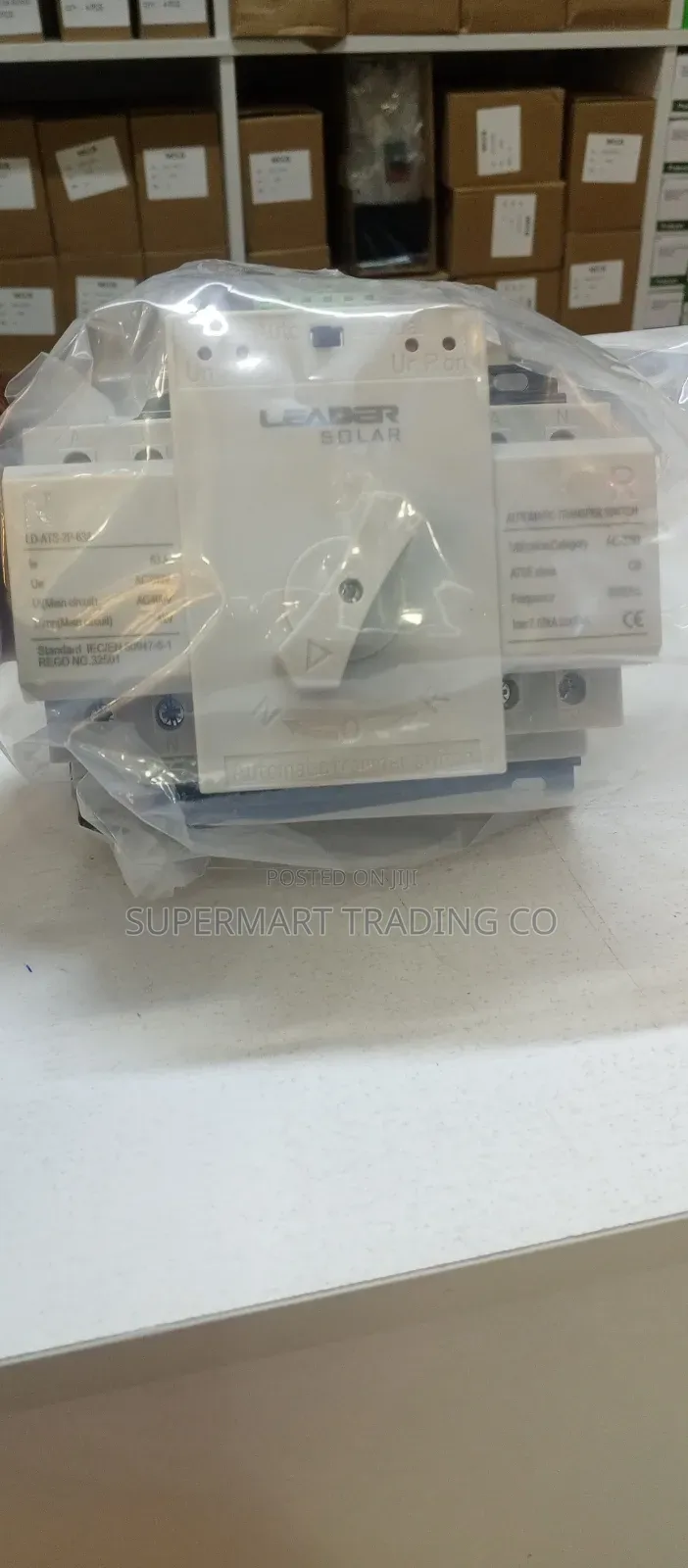 63 Amperes 2 Pole Automatic Transfer Switch