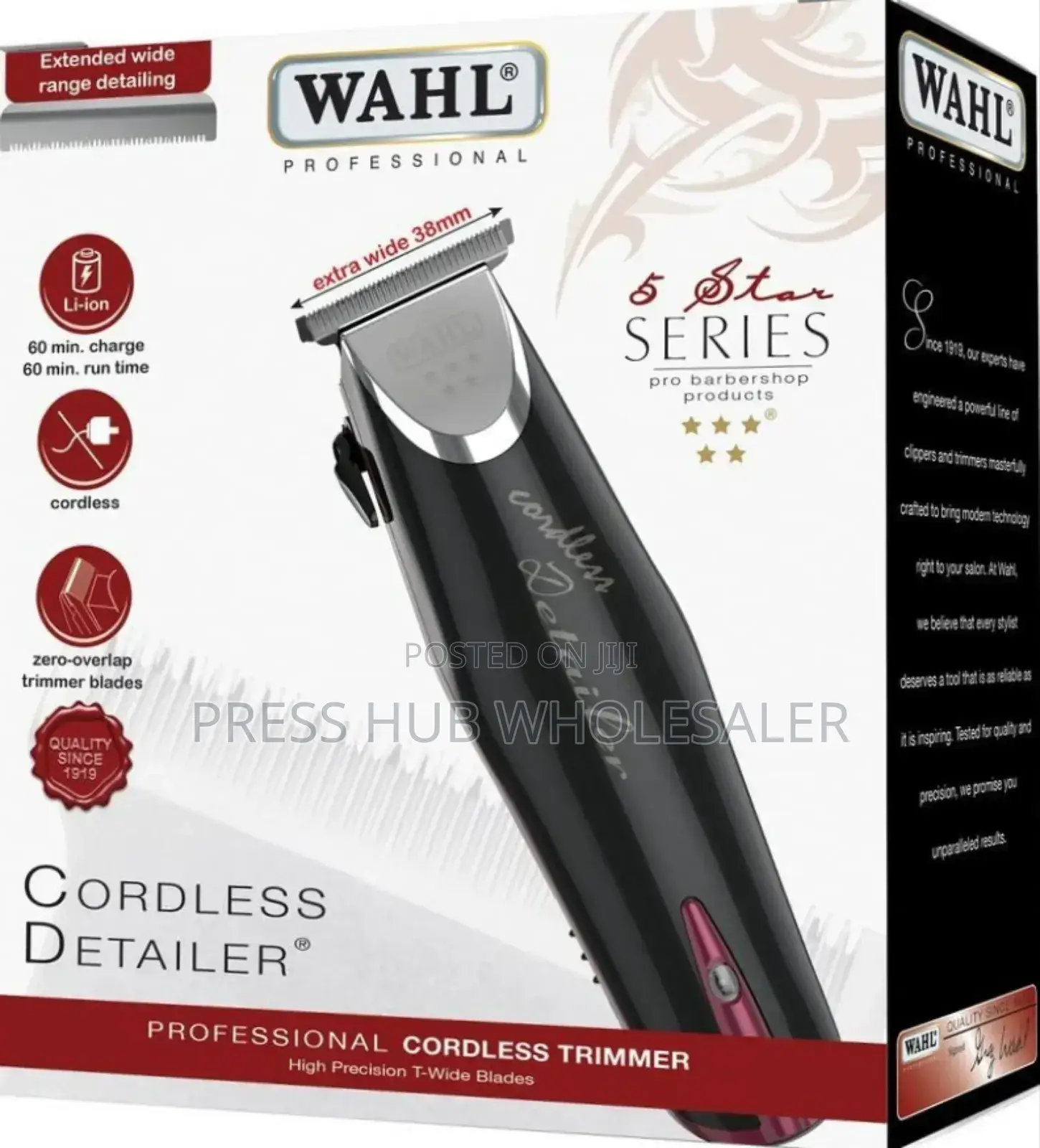 Wahl Professional 5-Star Series Detailer Hair Trimmer.