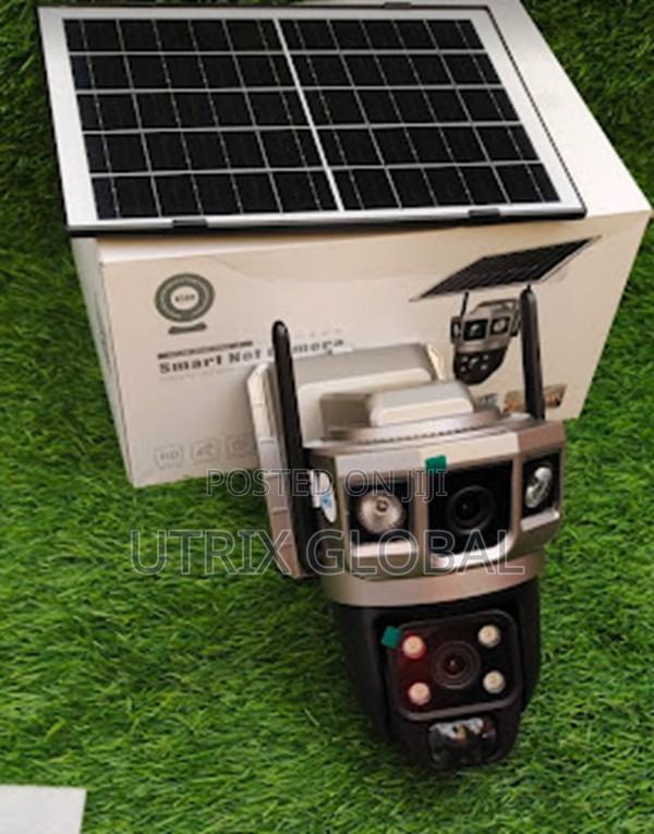 V380 Pro Dual Camera Solar Wifi Cctv Clear Video