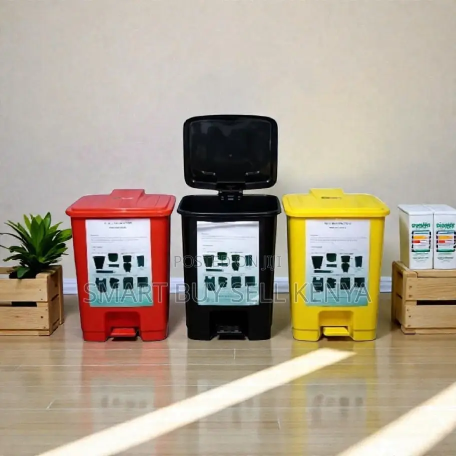 30l Step Pedal Bin With Compact Footprint and User-Friendly Operation