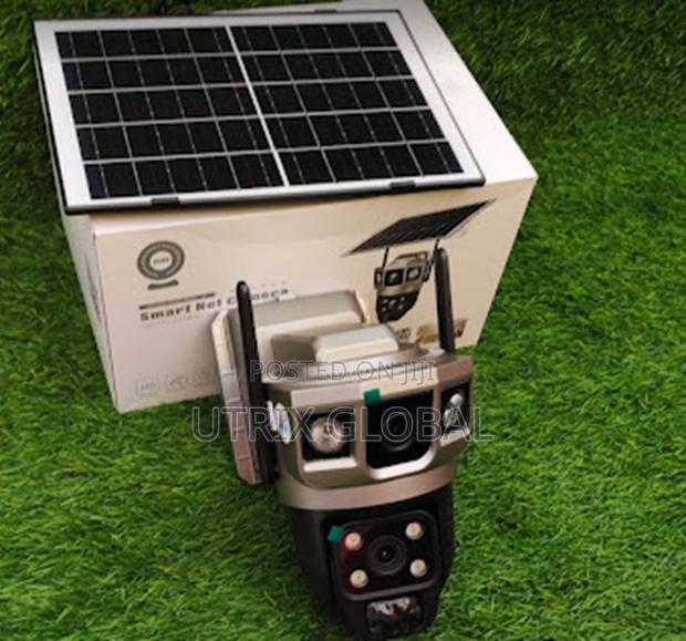 V380 Pro Solar Powered Dual Lens Wifi Camera Secure