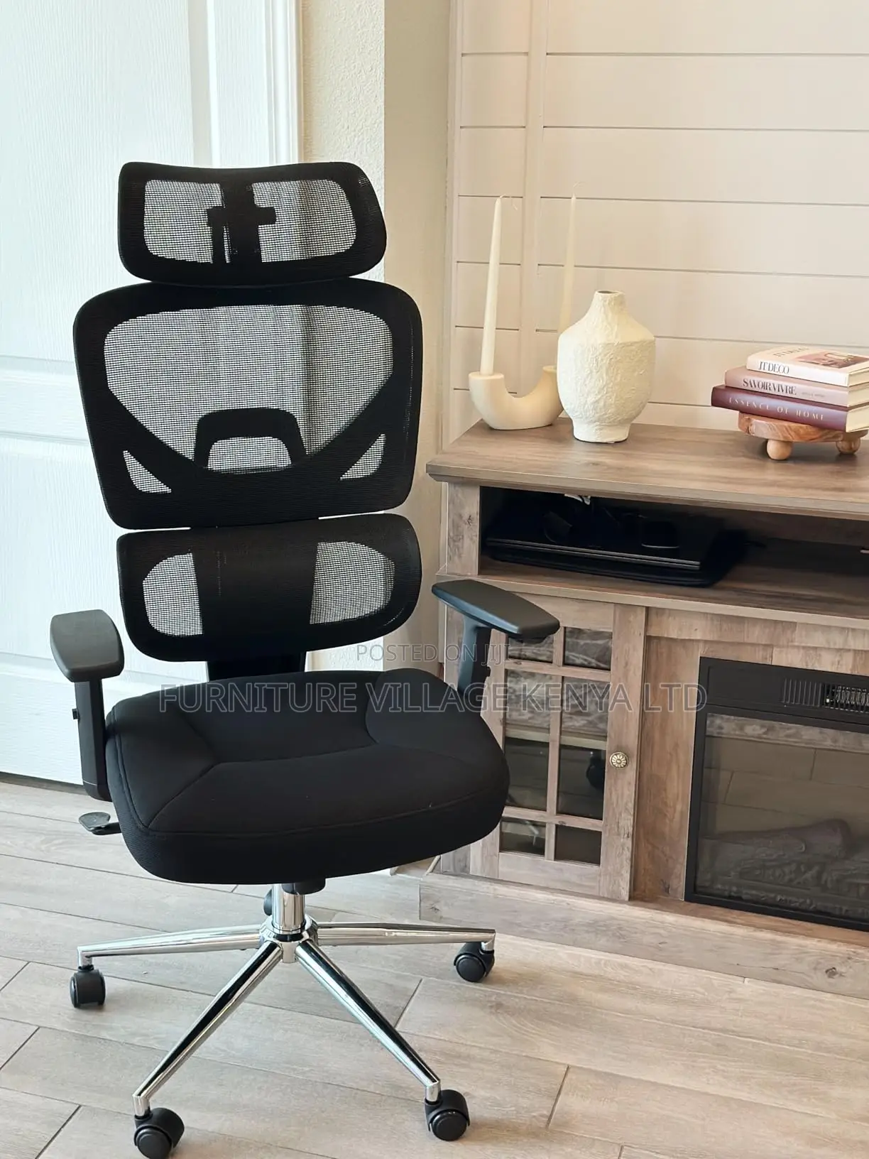 Office Chairs: High-back Ergonomic Orthopedic Seat