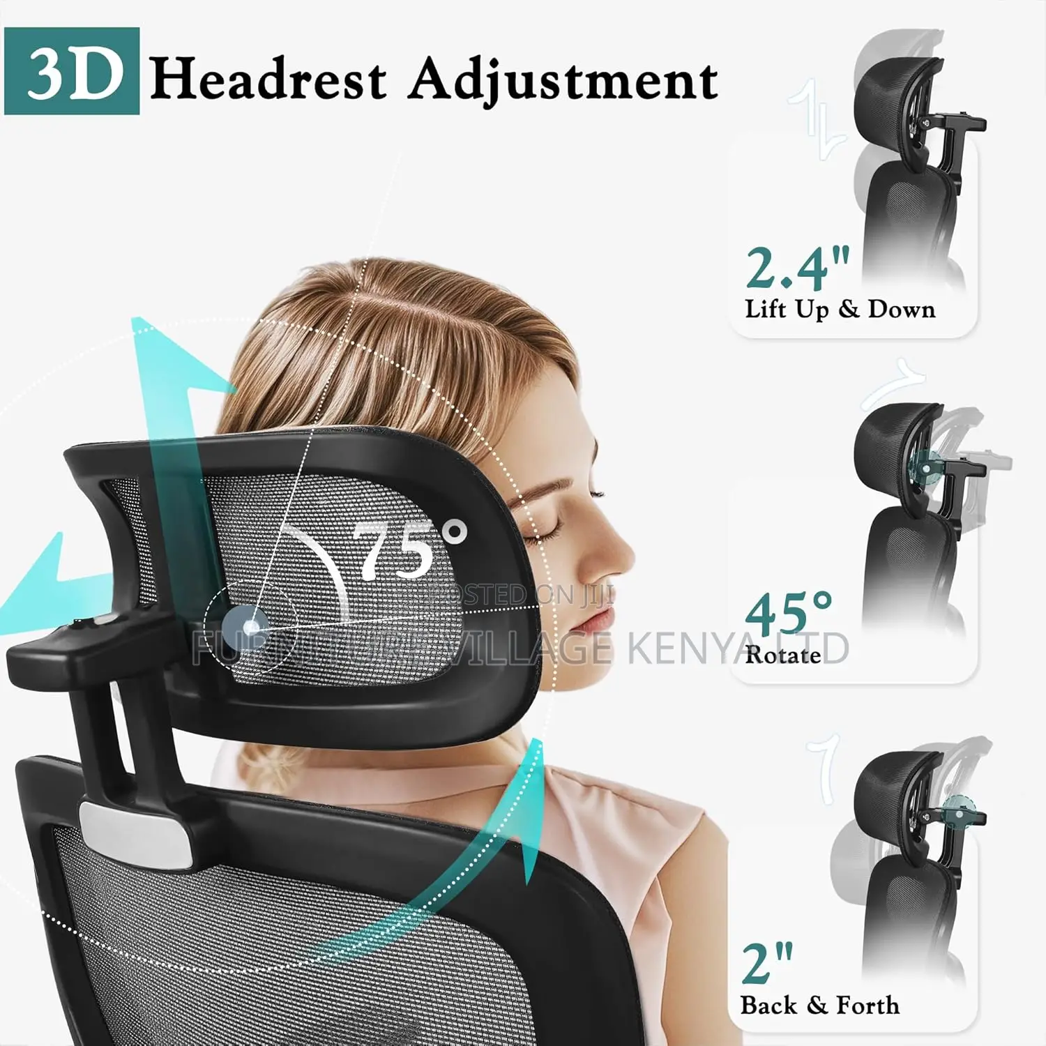 Office Chairs: High-back Ergonomic Orthopedic Seat