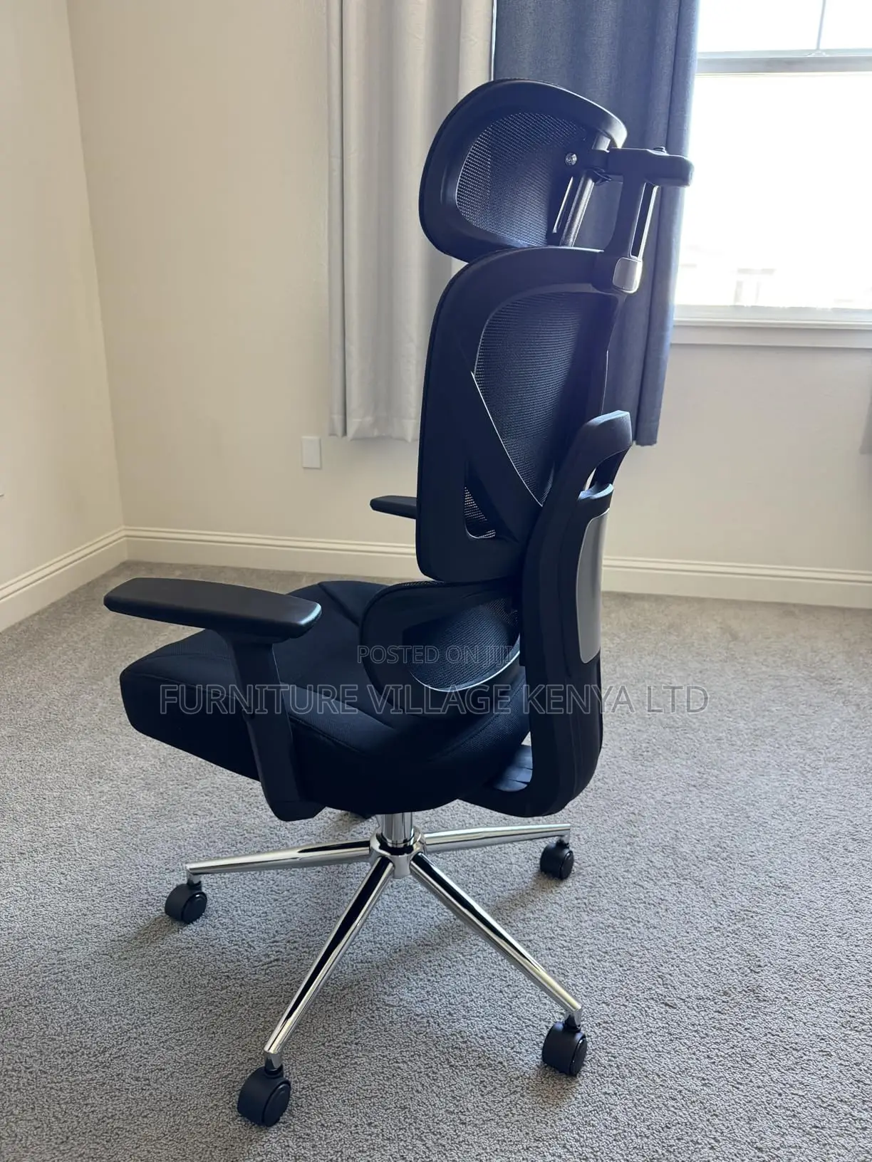 Office Chairs: High-back Ergonomic Orthopedic Seat