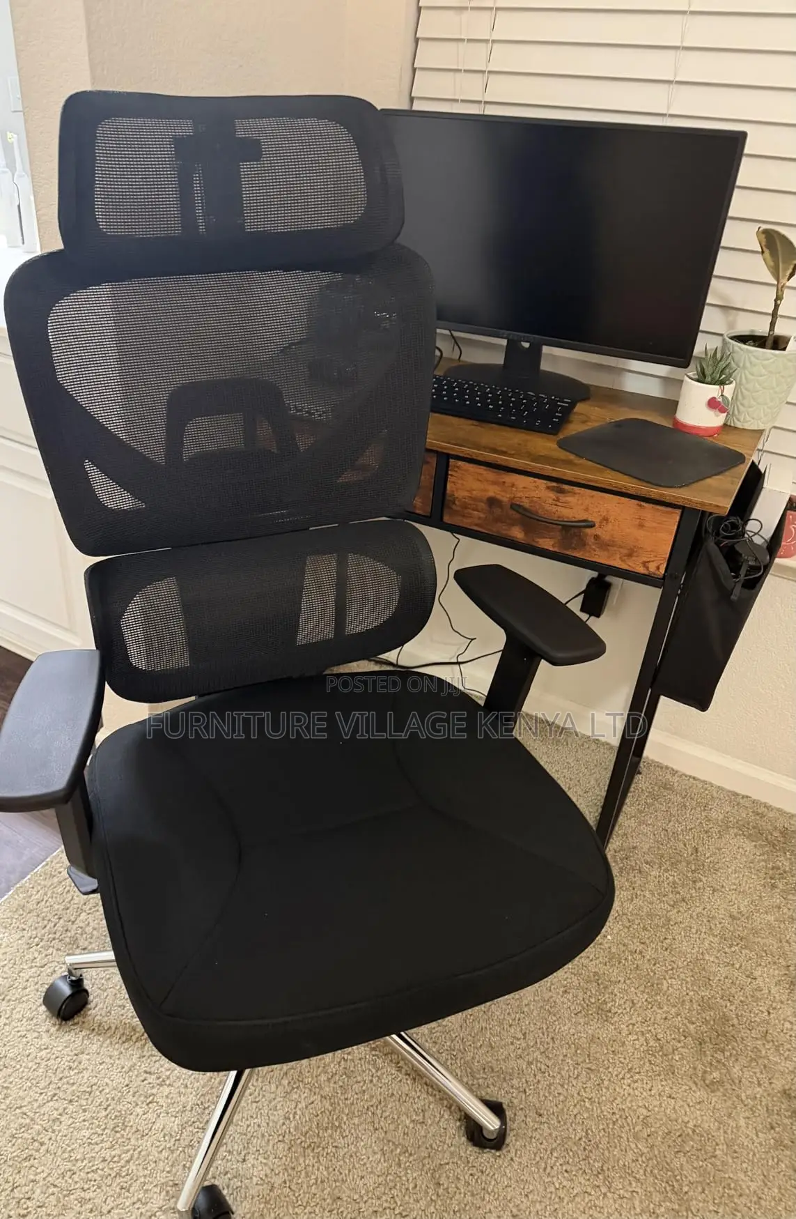 Office Chairs: High-back Ergonomic Orthopedic Seat