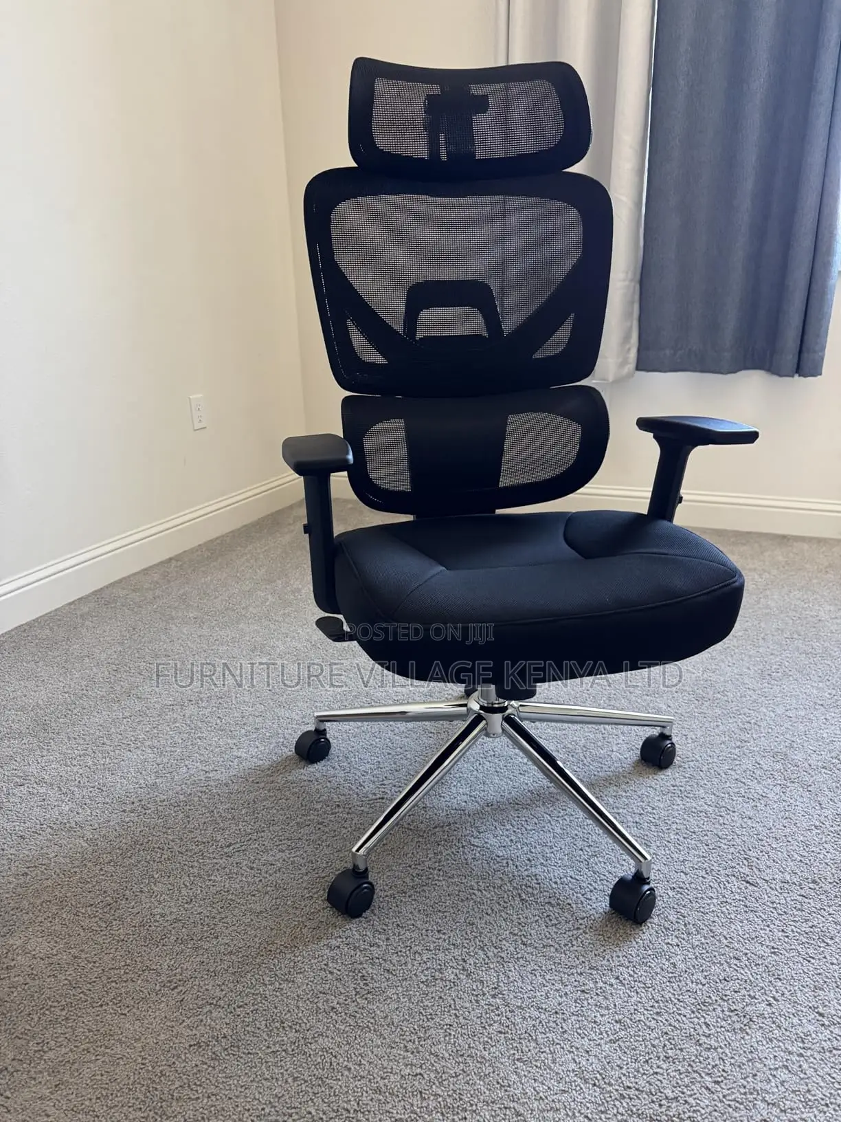 Office Chairs: High-back Ergonomic Orthopedic Seat