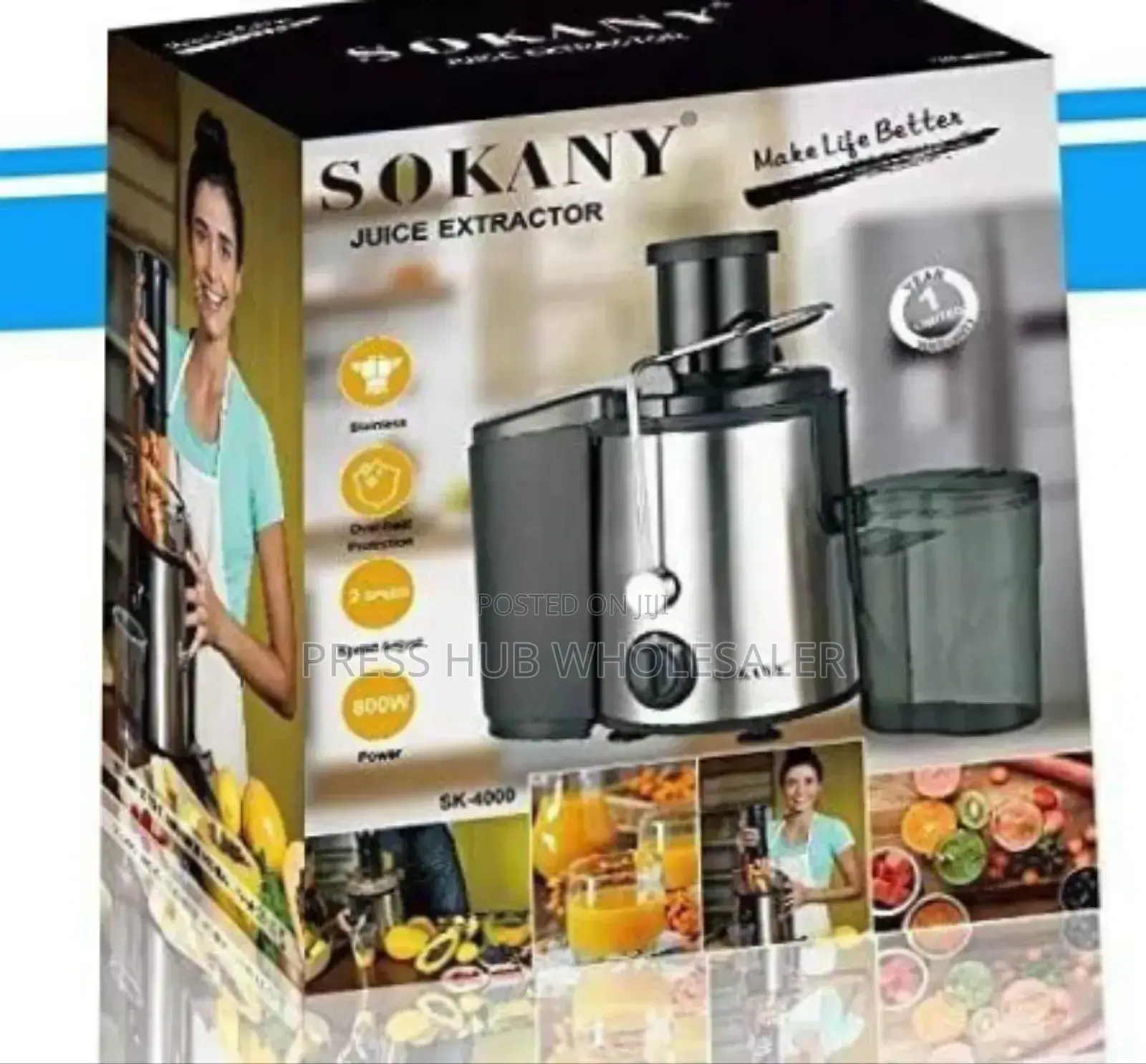 Sokany Sk-4006 Juice Extractor.
