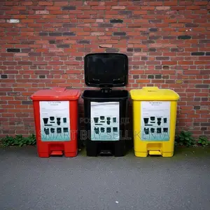 Hard Gauge Plastic 30l Waste Bin for Home, Office Restaurants