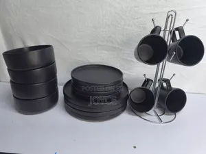 Black Dinner Set