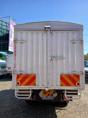 White Isuzu NKR