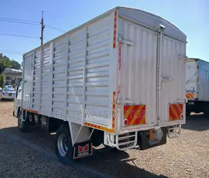White Isuzu NKR