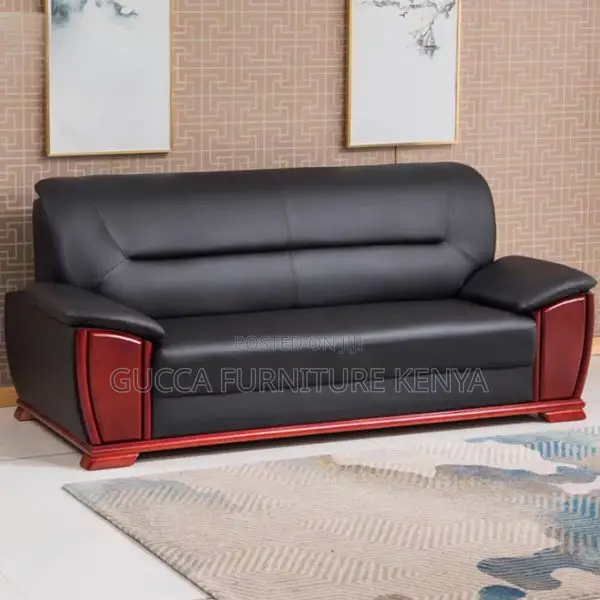 Executive Leather Office Sofa Set