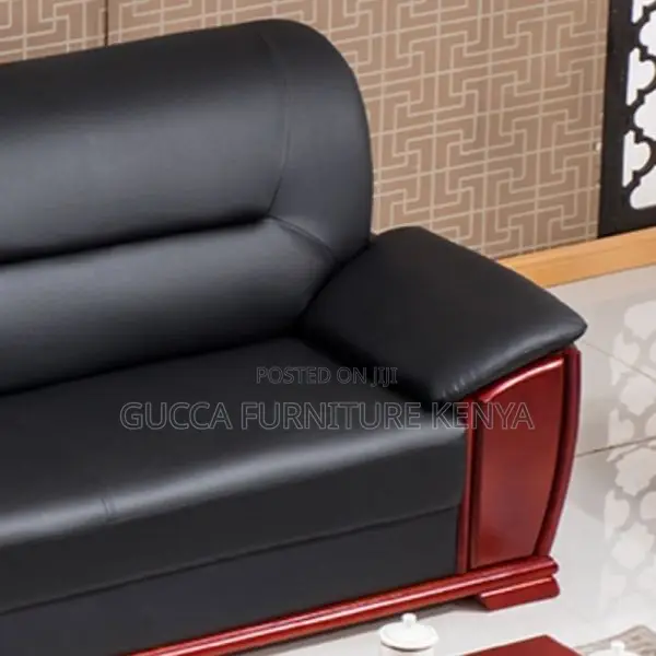 Executive Leather Office Sofa Set