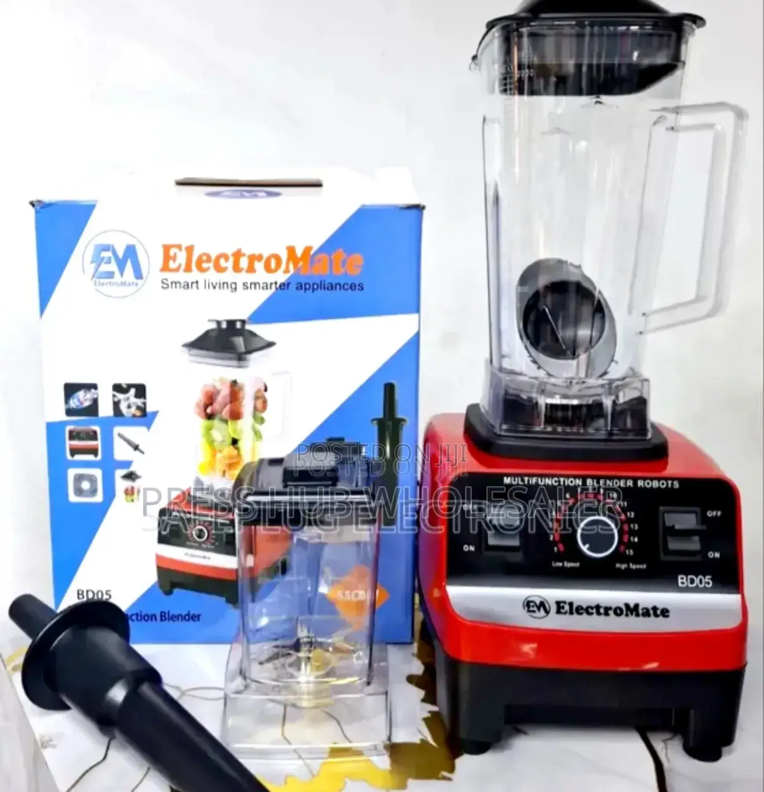 Electromate 2-in-1 Commercial Blender: 