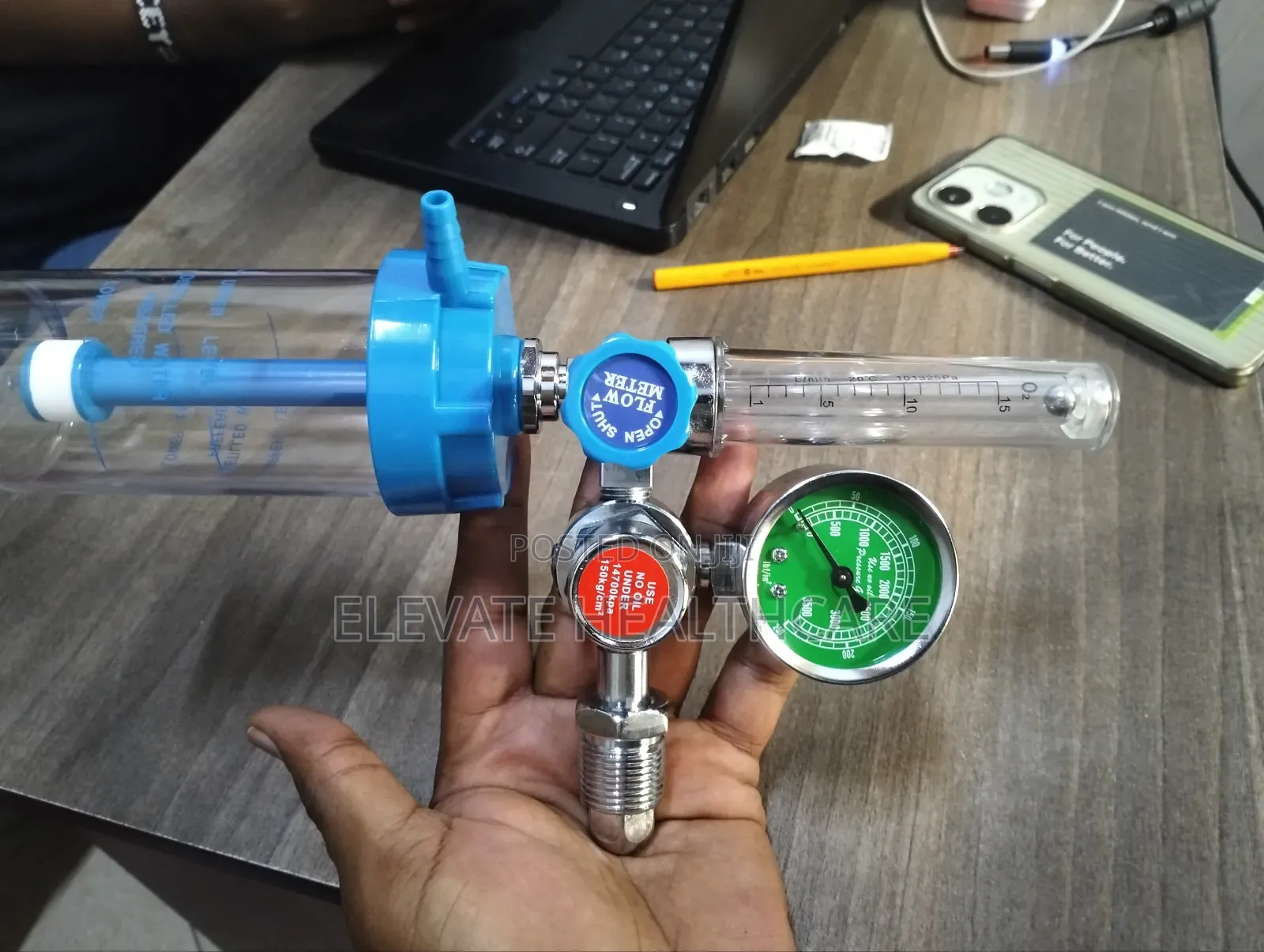 Side Oxygen Regulator (Japan Technology)