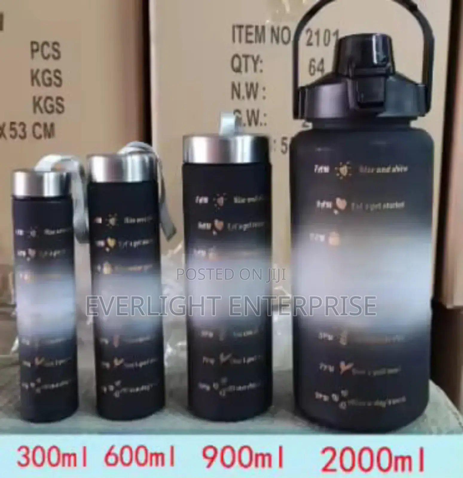 4 PCS Water Bottle Set