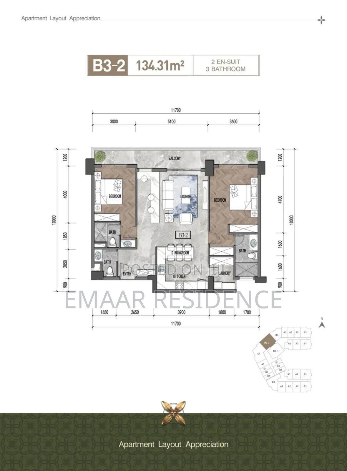 3bdrm Apartment In Westlands For Sale