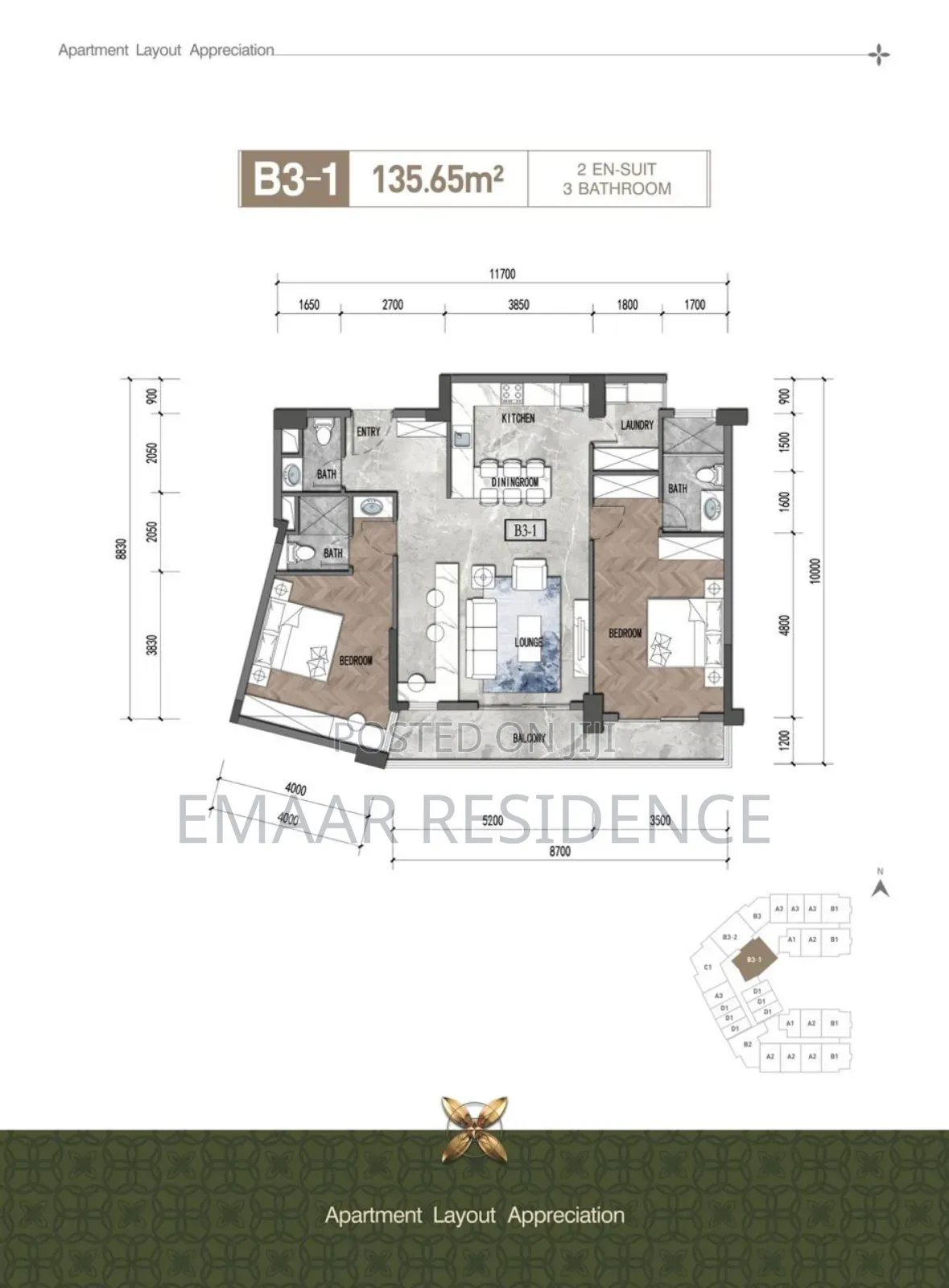 3bdrm Apartment In Westlands For Sale