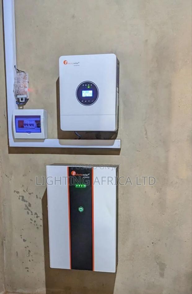6kva Hybrid Felicity Inverter - 10kwh Lithium Ion Battery Backup Kit