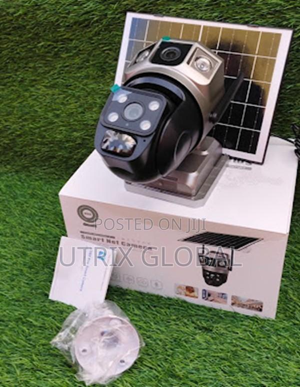 V380 Pro Solar Wifi Security Camera Live View