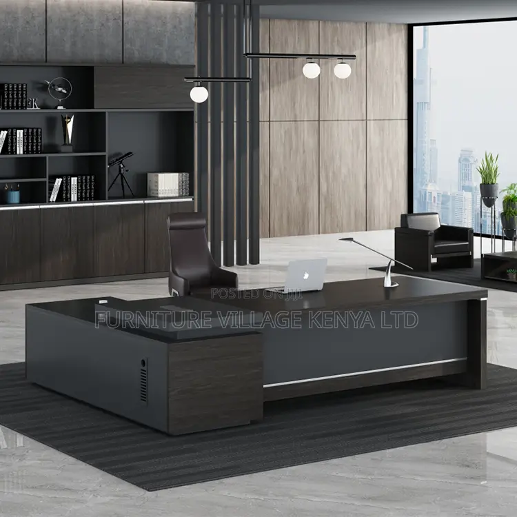 Office Tables: 1.8 Meters L-shaped Executive Desk