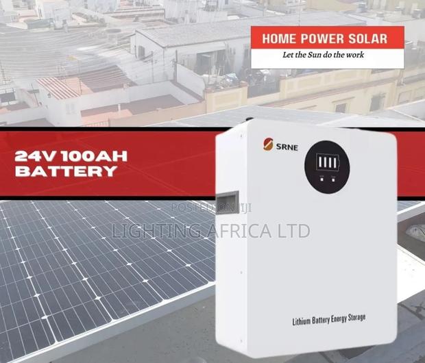 24v - 100ah (2.56kwh) Lithium Ion Solar Battery Suitable for Offgrid