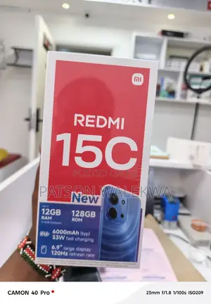New Xiaomi Redmi 15C 4G 128 GB Black