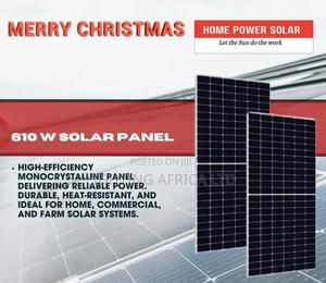 610 Watts - 52v Bifacial High Efficiency Monocrystalline Solar Panels - thumbnail 2
