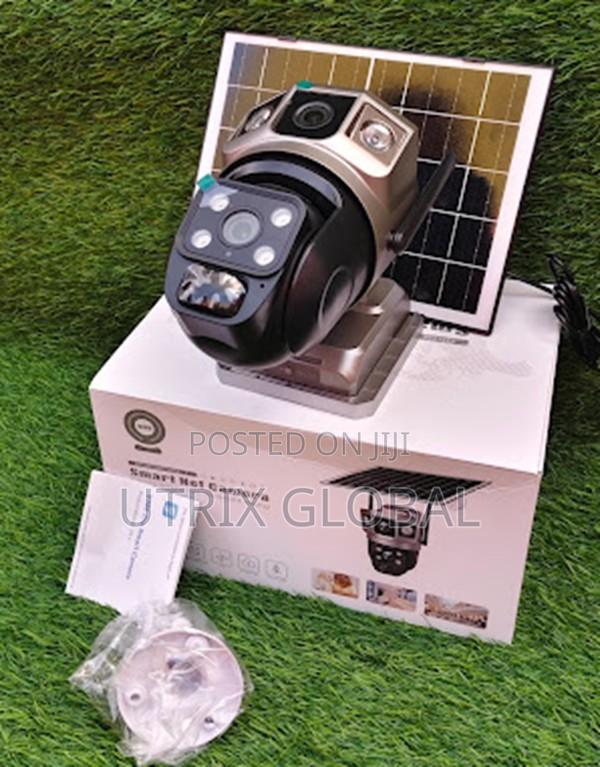 V380 Pro Dual Lens Solar Wifi Camera Long Standby