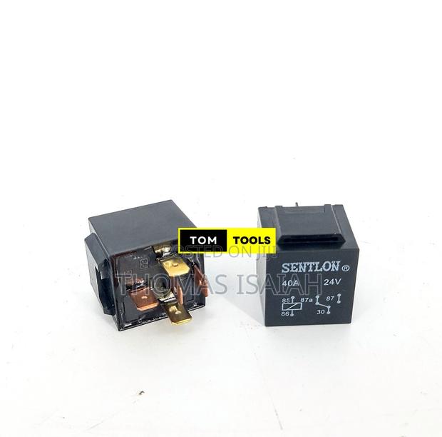 2pcs 24v 4 Pin Automotive Relay 40a SPST - main view
