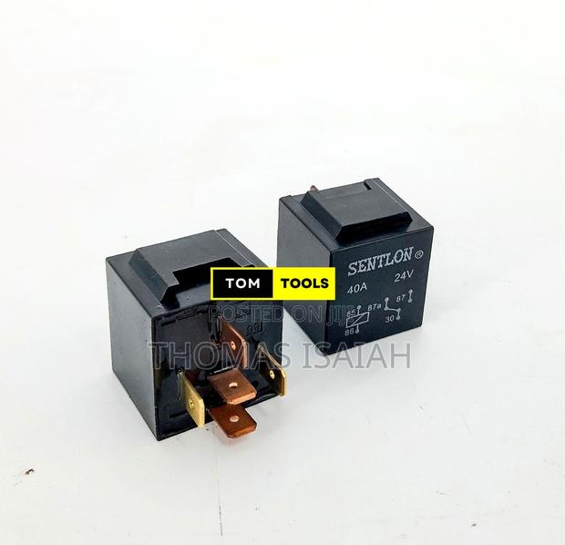 2pcs 24v 4 Pin Automotive Relay 40a SPST - thumbnail 3