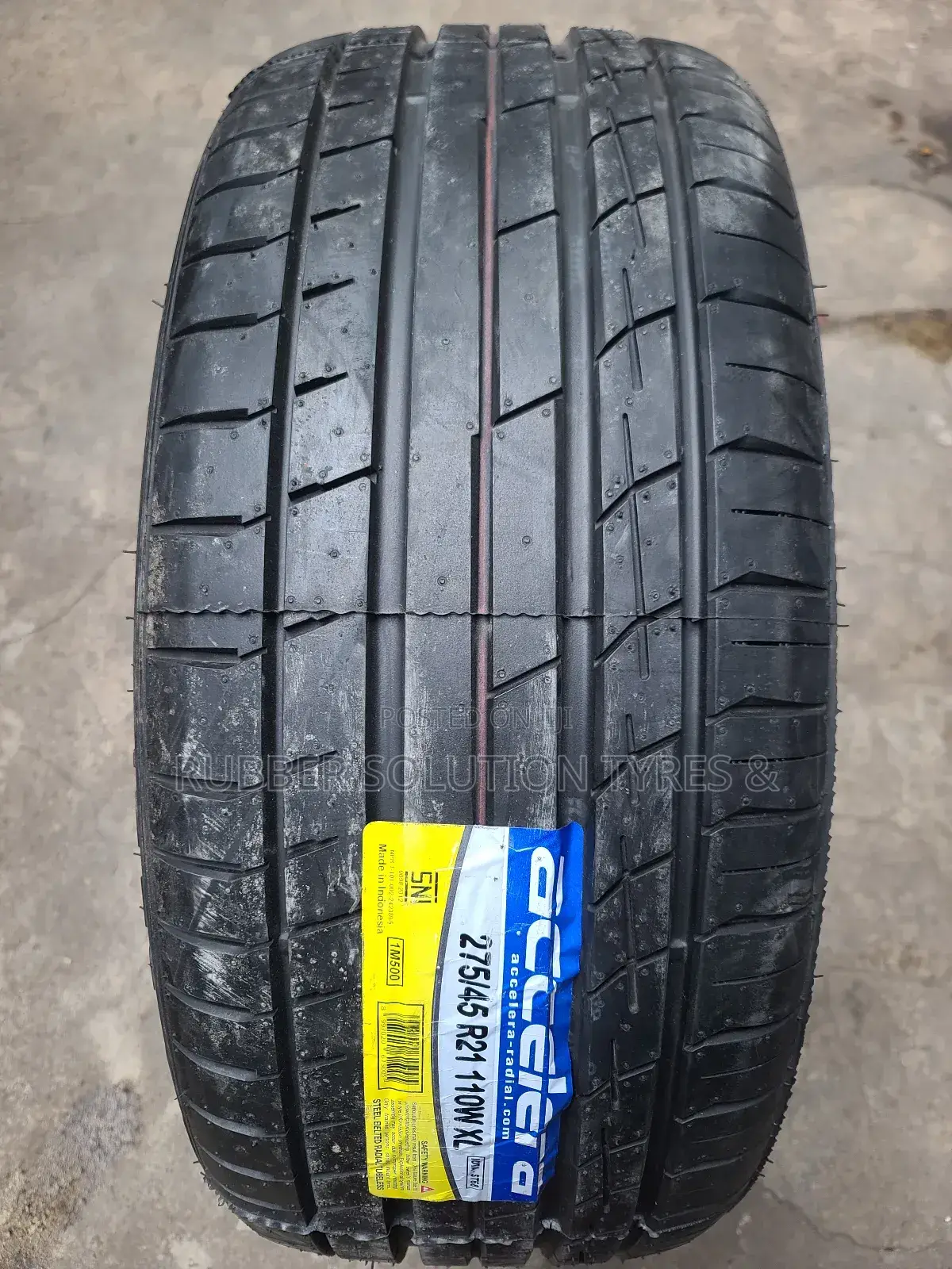 275/45 R21 Accelera Tyres 110w X/L Made in Indonesia