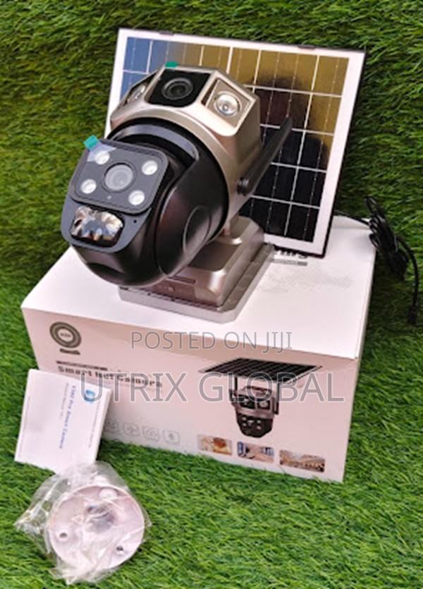 V380 Pro Dual Lens Solar Wifi Camera Professional Cctv