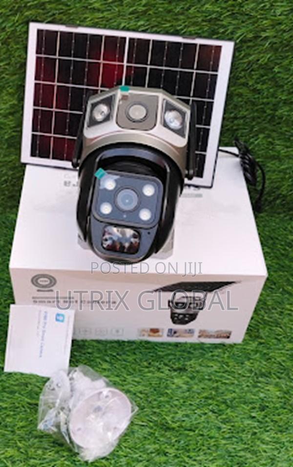 V380 Pro Solar Powered Dual Lens Wifi Camera Trusted - main view