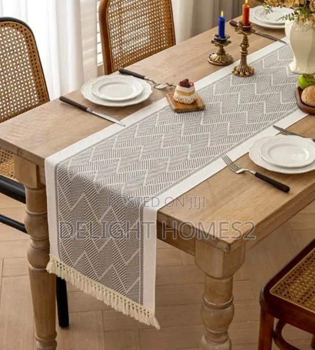Braided Cotton Linen Table Runner_arv - thumbnail 2
