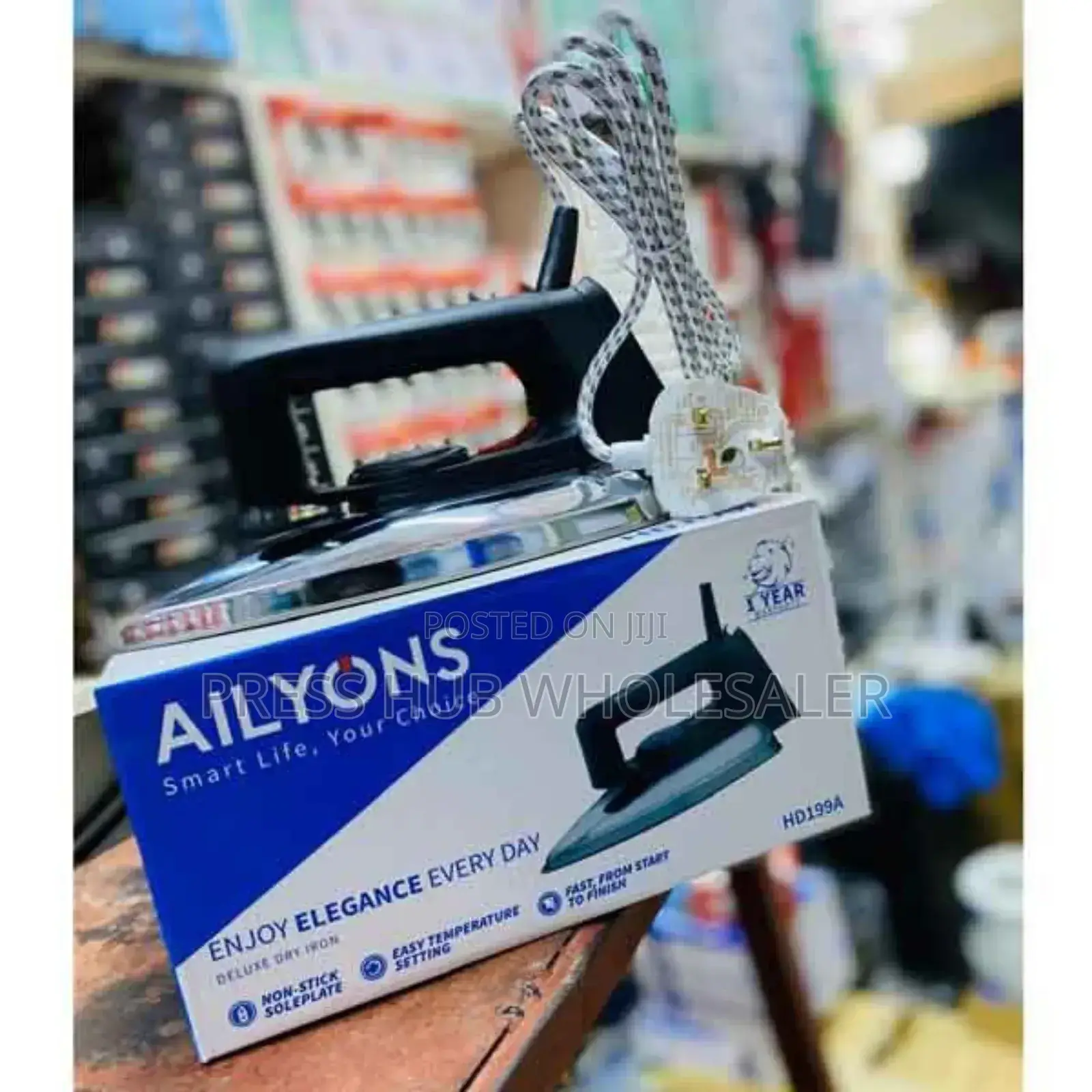 Ailyons 3005a Dry Iron Box. "