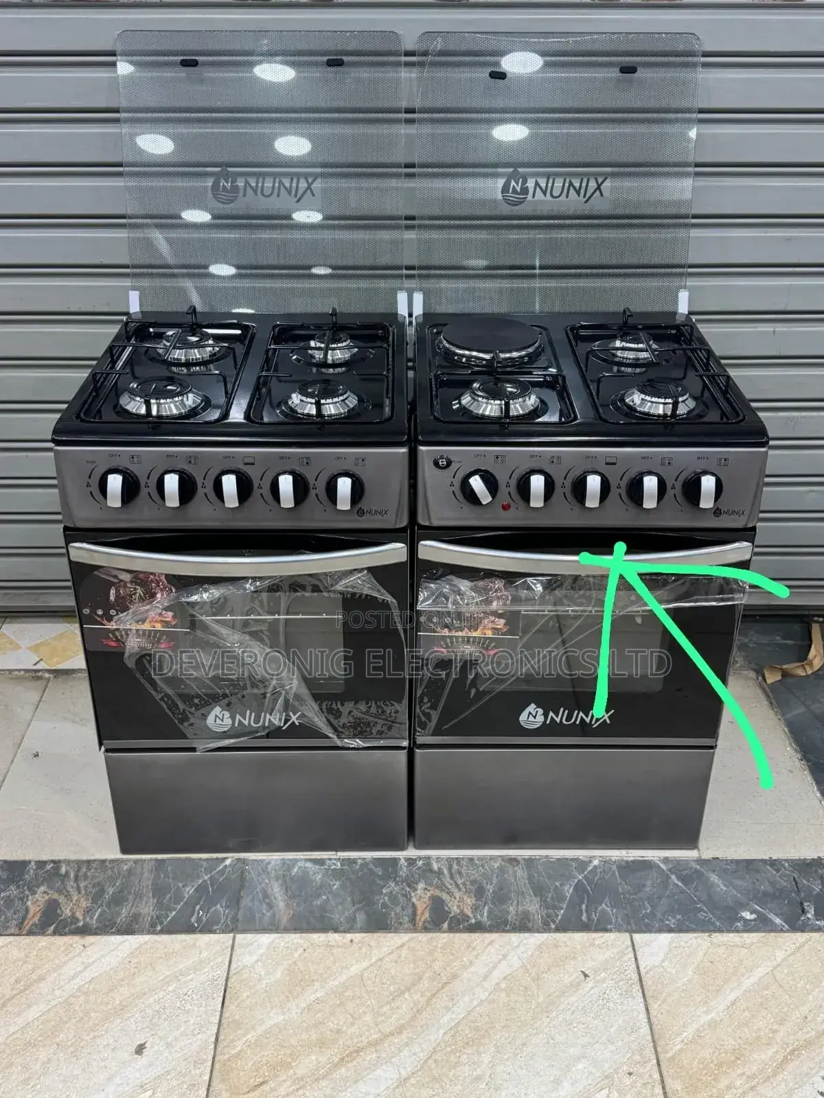 Nunix 50*55 Standing Cooker With Electric Oven