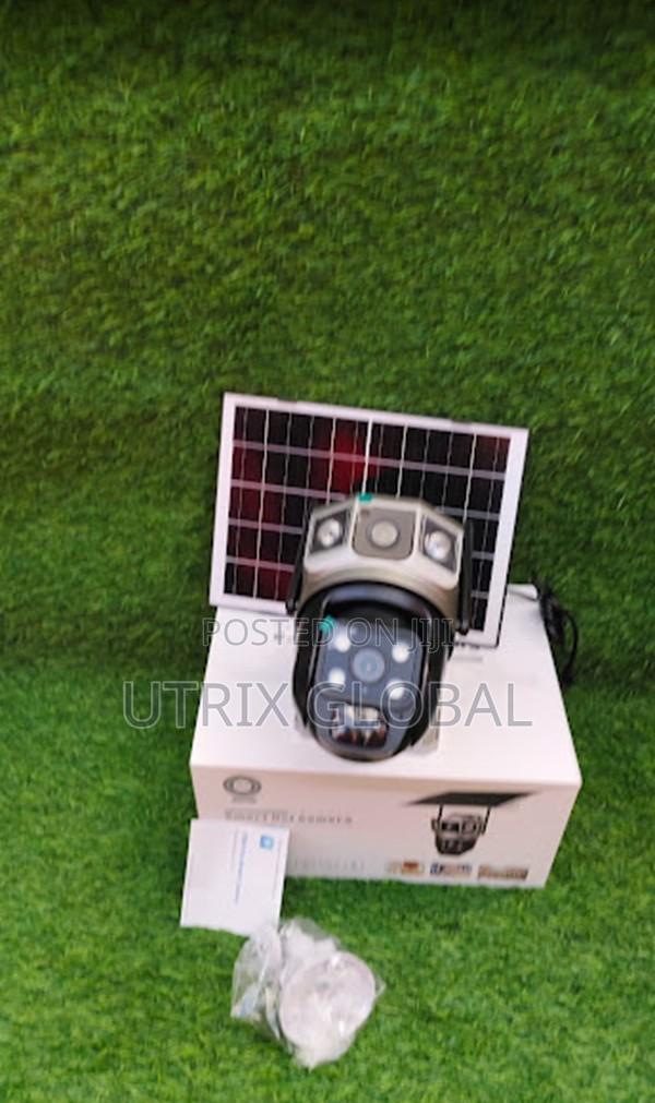 V380 Pro Solar Powered Dual Lens Wifi Camera Hd View