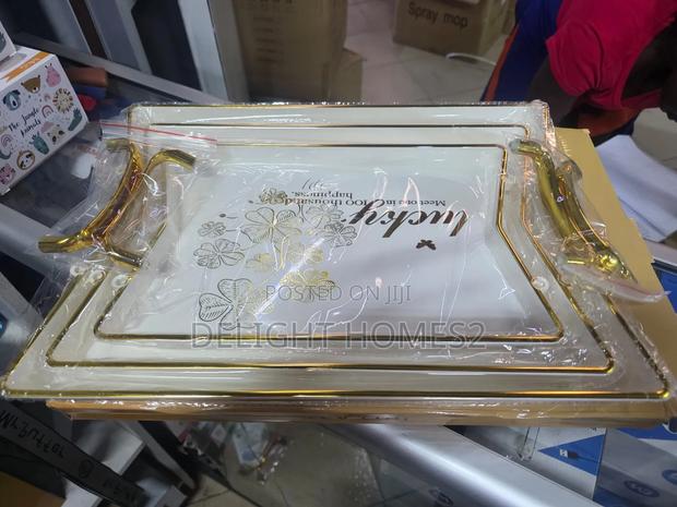 3 PCS Acrylic Lucky Happiness Tray_jim - main view