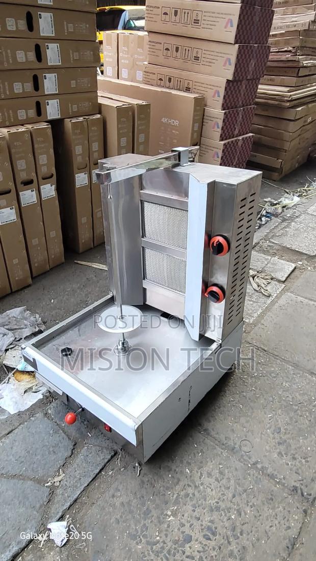 Commercial Gas 2-Burner Shawarma Machine - main view