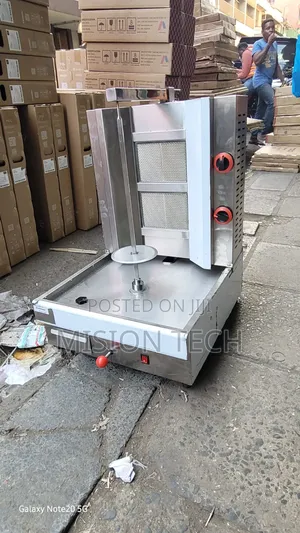 Commercial Gas 2-Burner Shawarma Machine