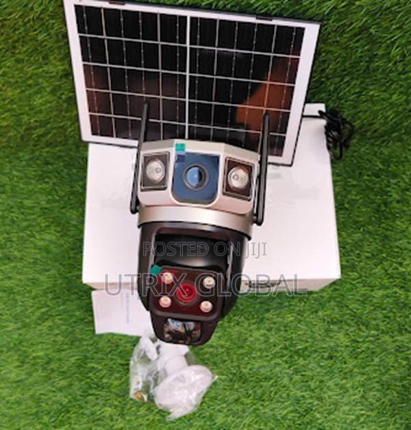 V380 Pro Dual Camera Solar 4g Ptz With Two Way Audio