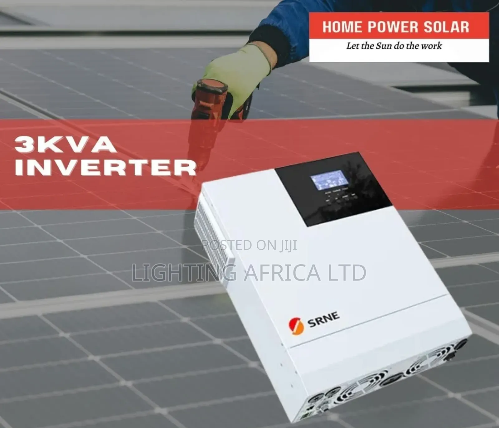 3.3kva - 24v Srne Hybrid Solar Inverter 60a MPPT Smart Inverter