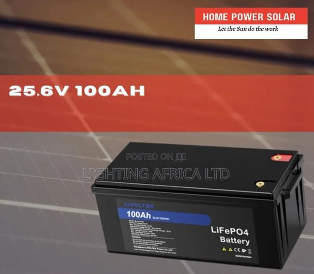 25.6v - 100ah Heavy Duty Lithium Ion Solar Battery 6000 Life Cycle