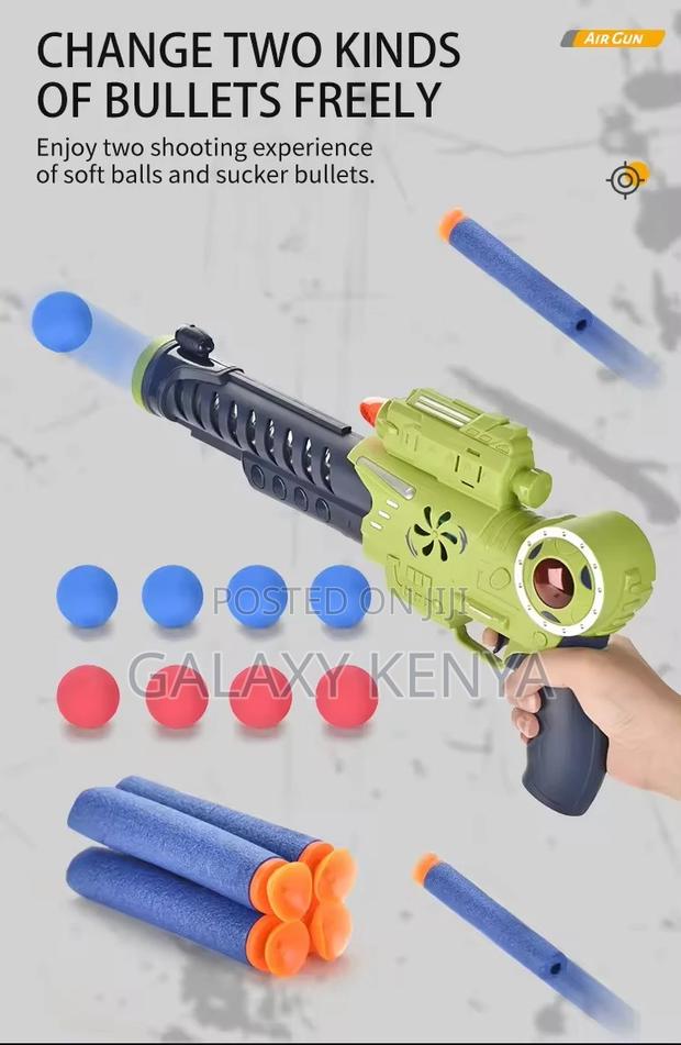 Sound Light Electric Eva Foam Soft Bullet Air Gun Toy