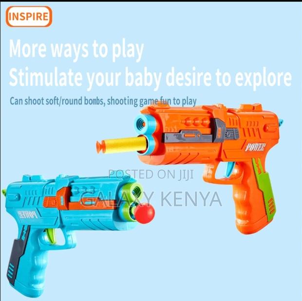 Kids' Toy Gun With Simulation Structure and Target - main view