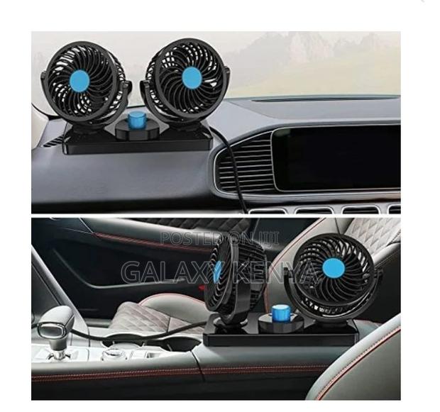 Car Dash Board/ Windshield Dual Head Car Fan