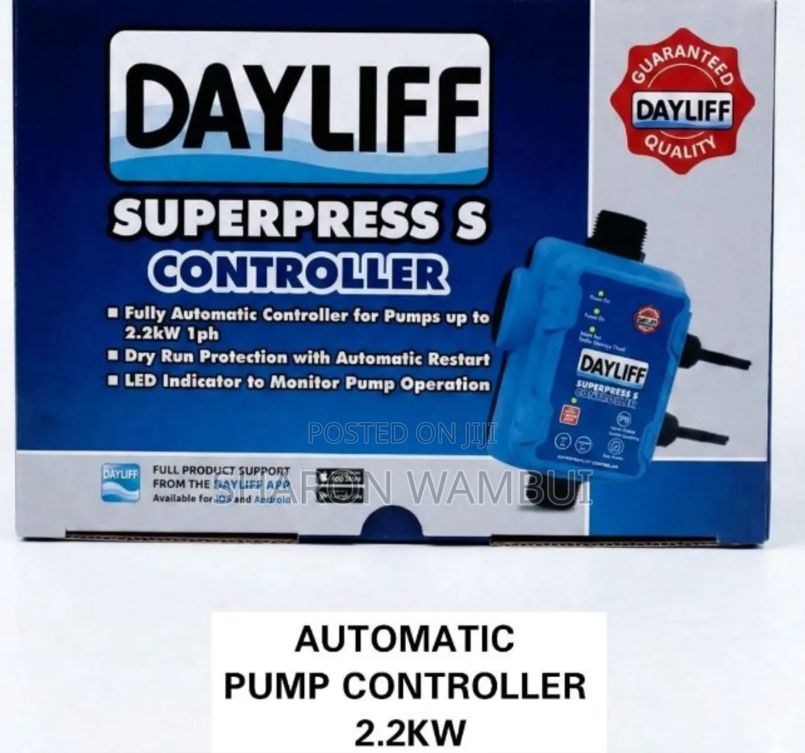 2.2kw Dayliff Automatic Pump Controller/Dayliff 2.2kw Pump Controller